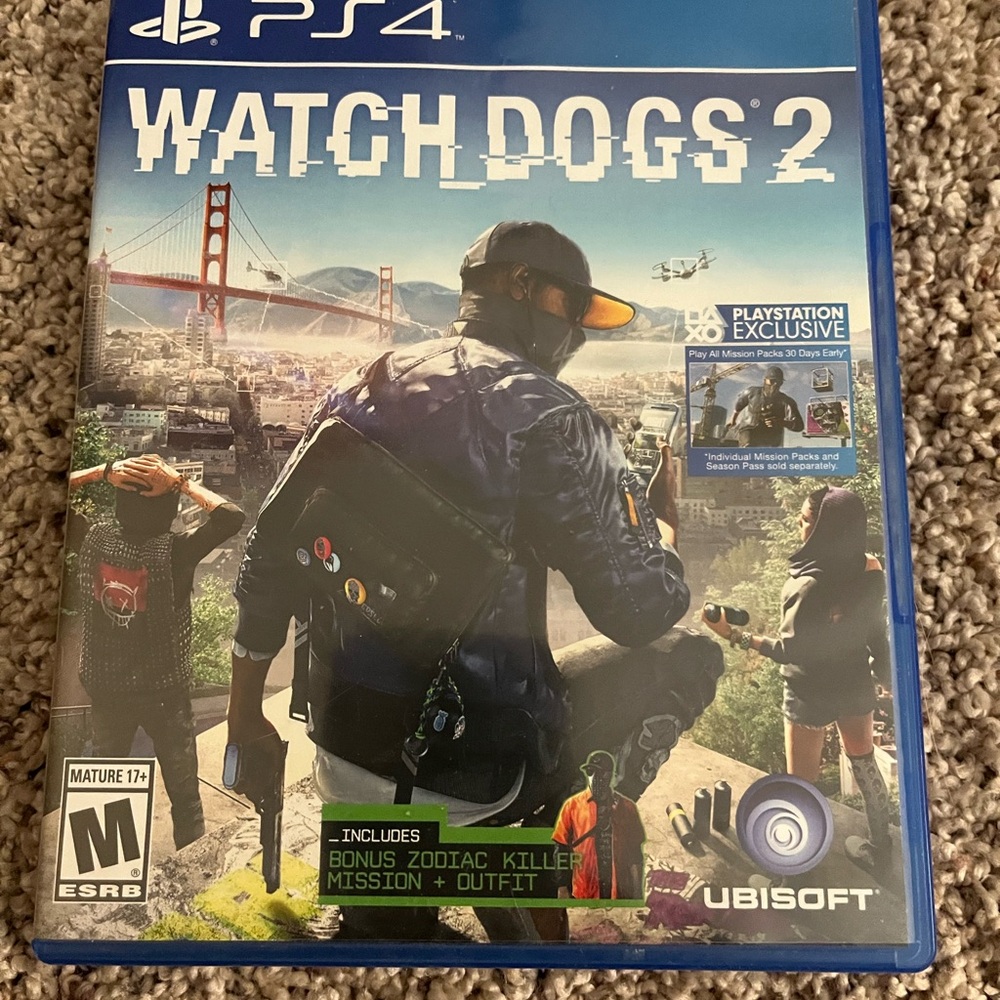 Watch Dogs 2 for PS4 - Blue Case